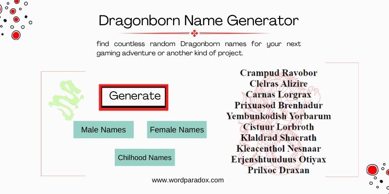 Dragonborn Name Generator