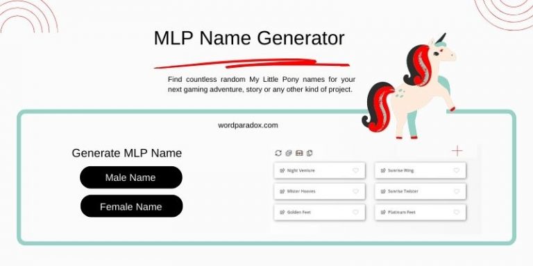 MLP Name Generator