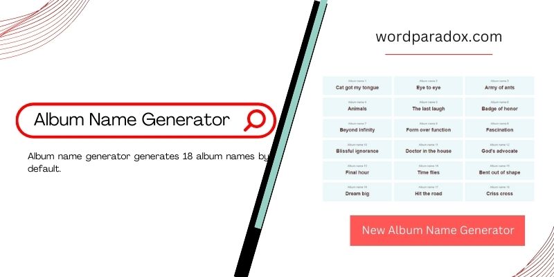 Album Name Generator