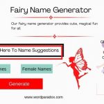 Fairy Name Generator