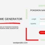 Pokemon Name Generator