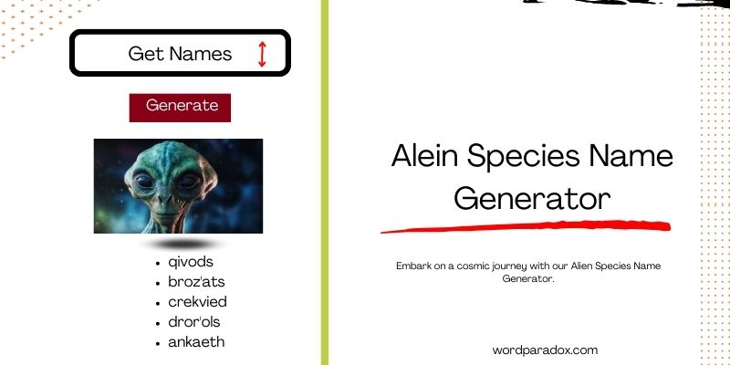 Alein Species Name Generator