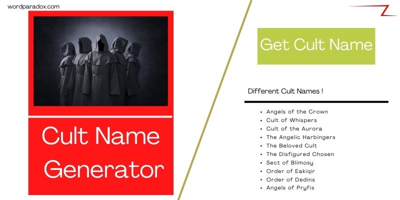 Cult Name Generator